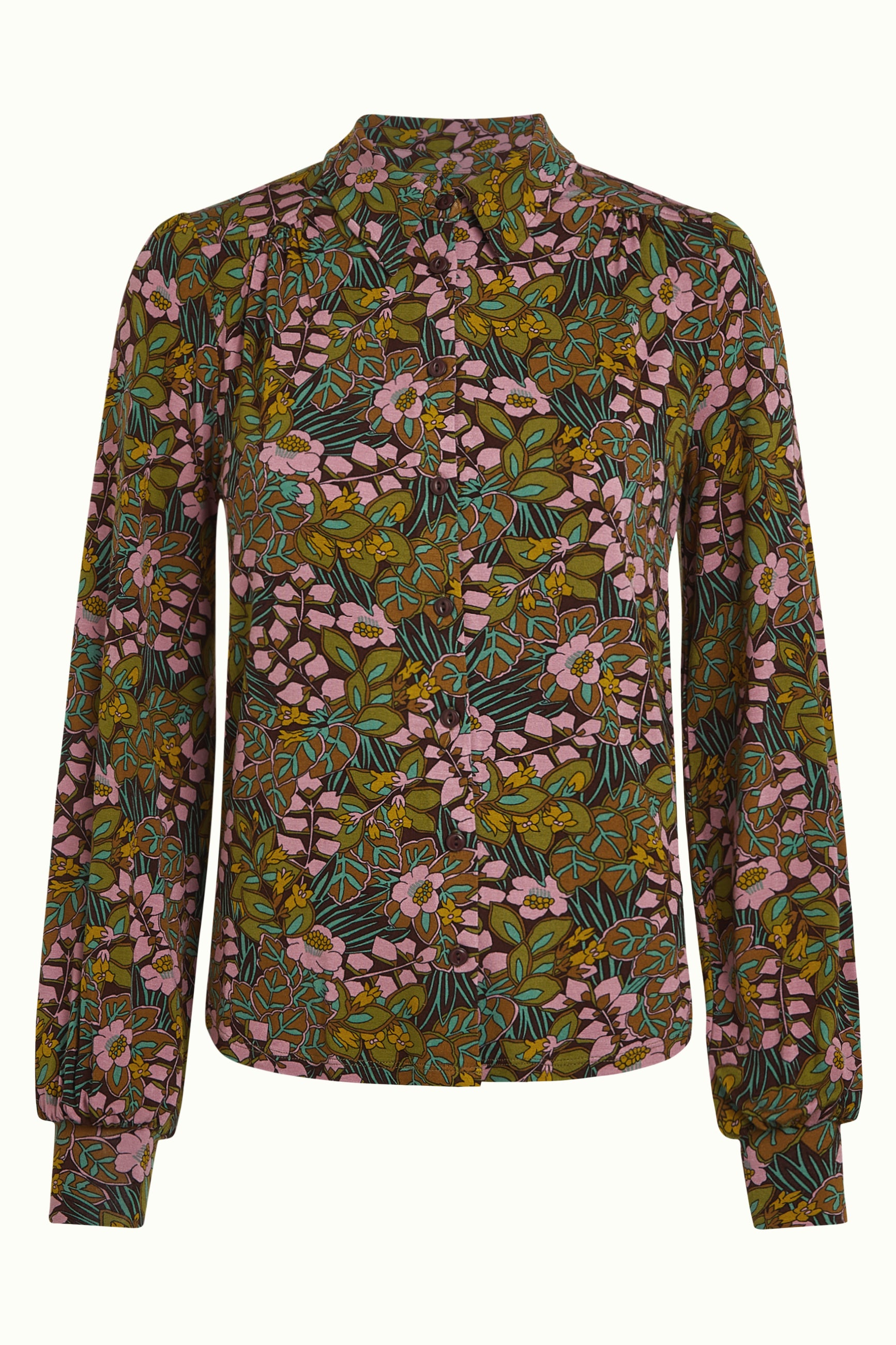 Carina Blouse Sierra - Bitter Chocolate