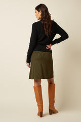 Border Skirt Tibby - Black
