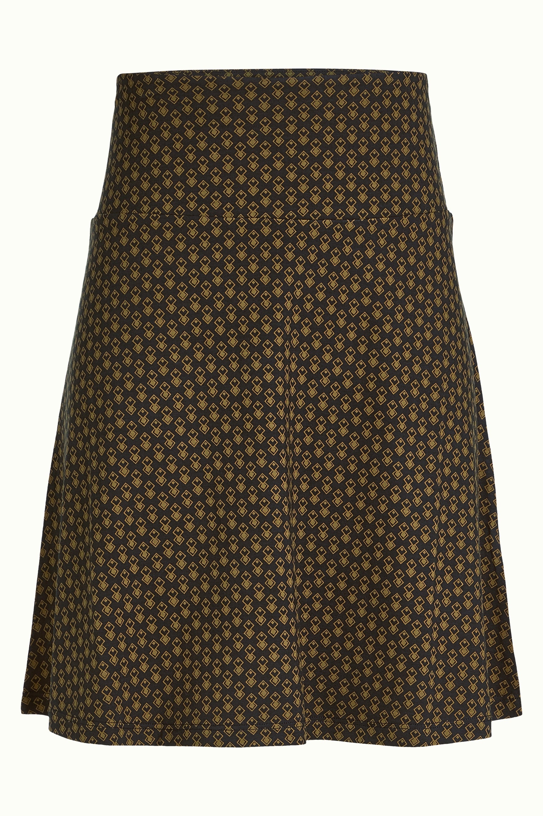 Border Skirt Tibby - Black