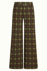 Federica Pants Timber Check - Multi Color