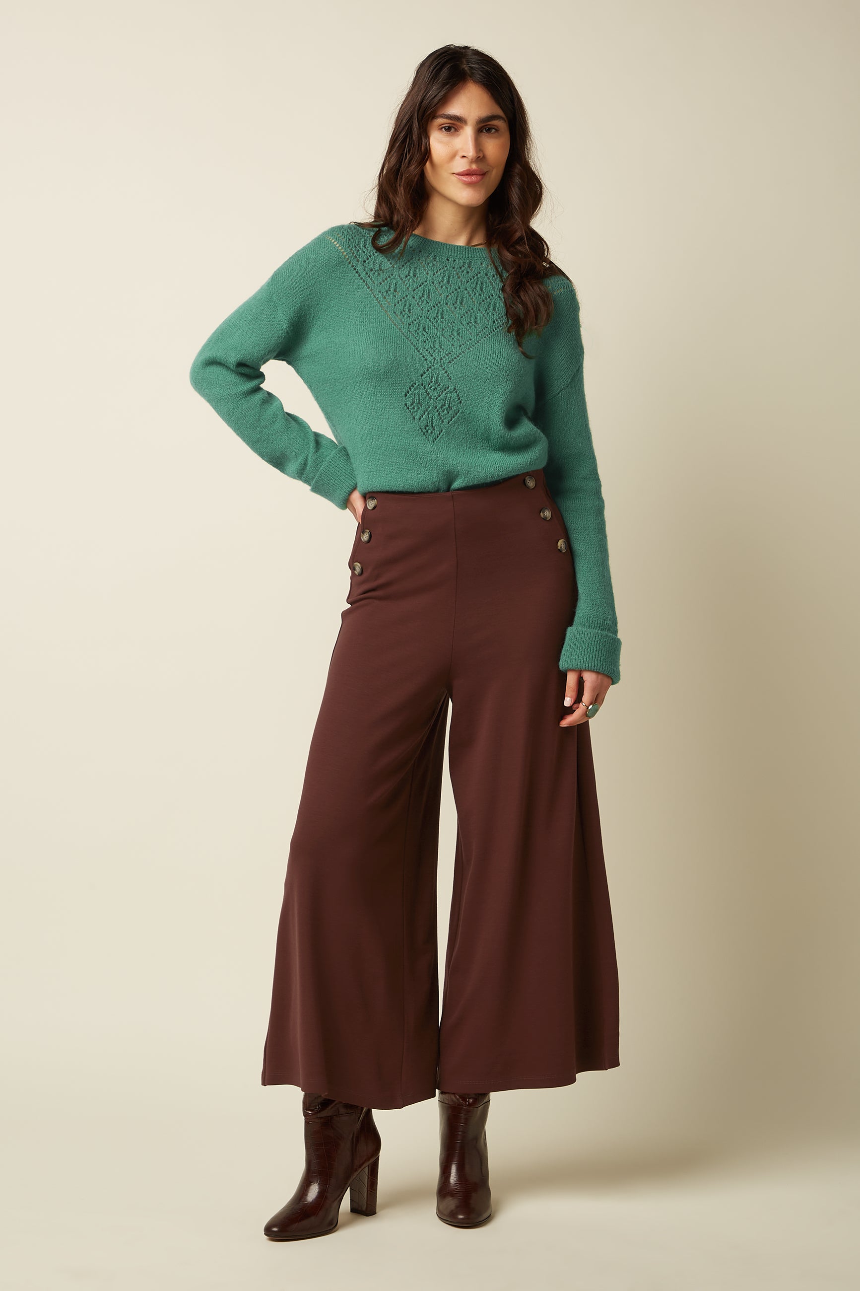 Pia Culotte Milano Uni - Rum Brown