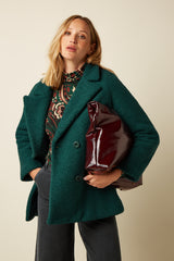Shopper Patent Bag - Porto Red
