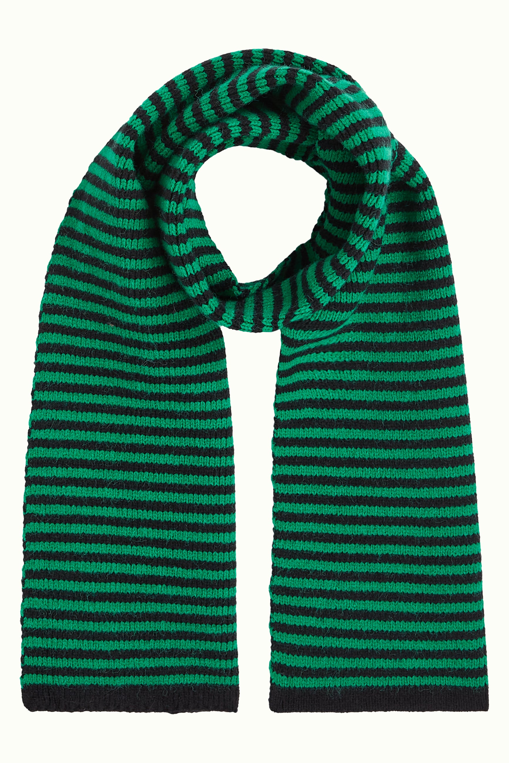 Small Stripe Scarf - Meadow Green