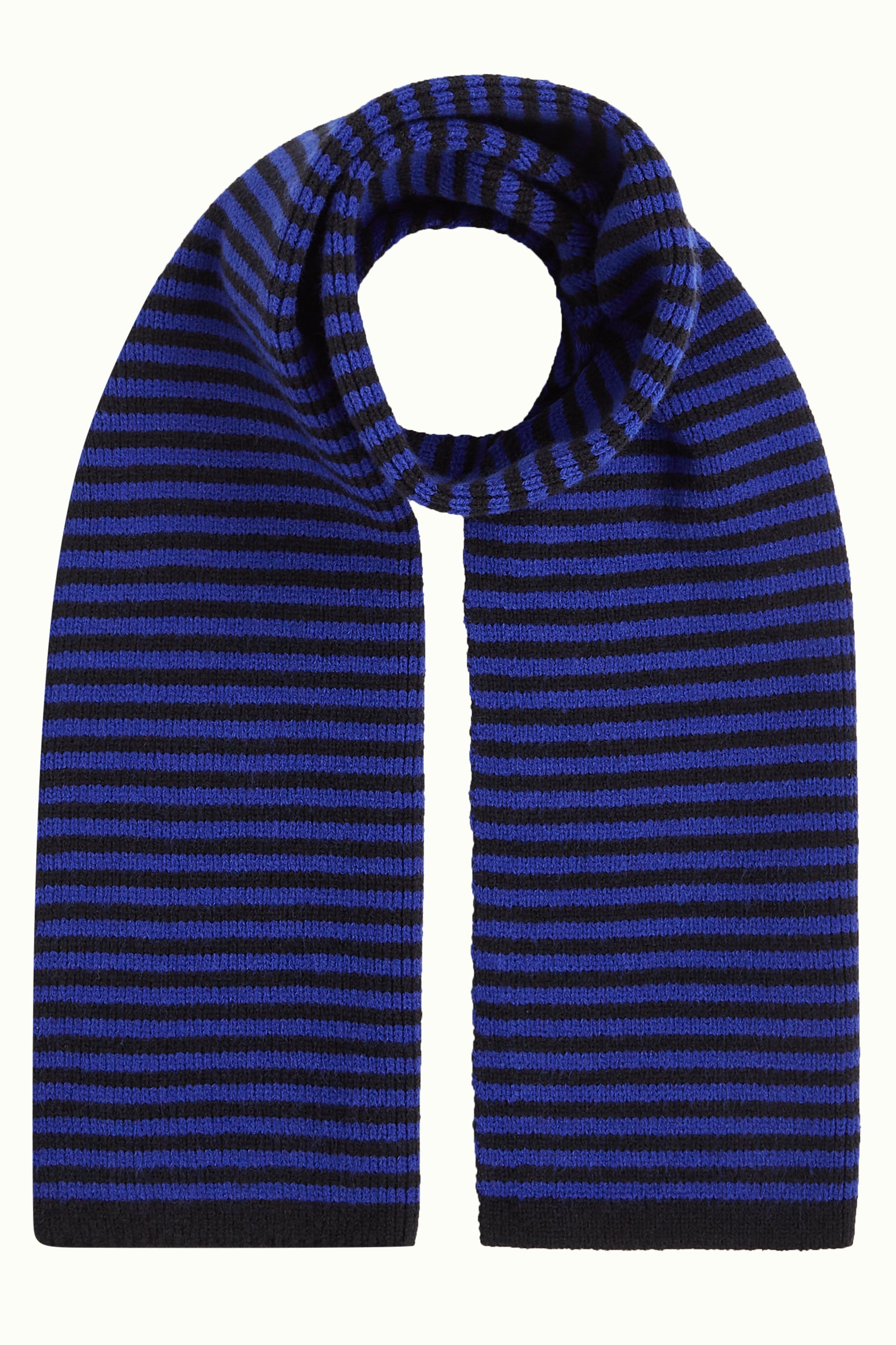 Small Stripe Scarf - Midnight