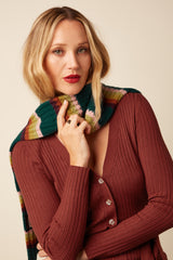 Harley Stripe Scarf - Dragonfly Green