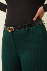 Croco Belt - Rum Brown