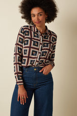Western Blouse Melrose - Black