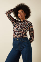 Western Blouse Melrose - Black