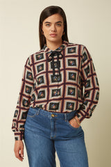 Maisie Blouse Melrose - Black