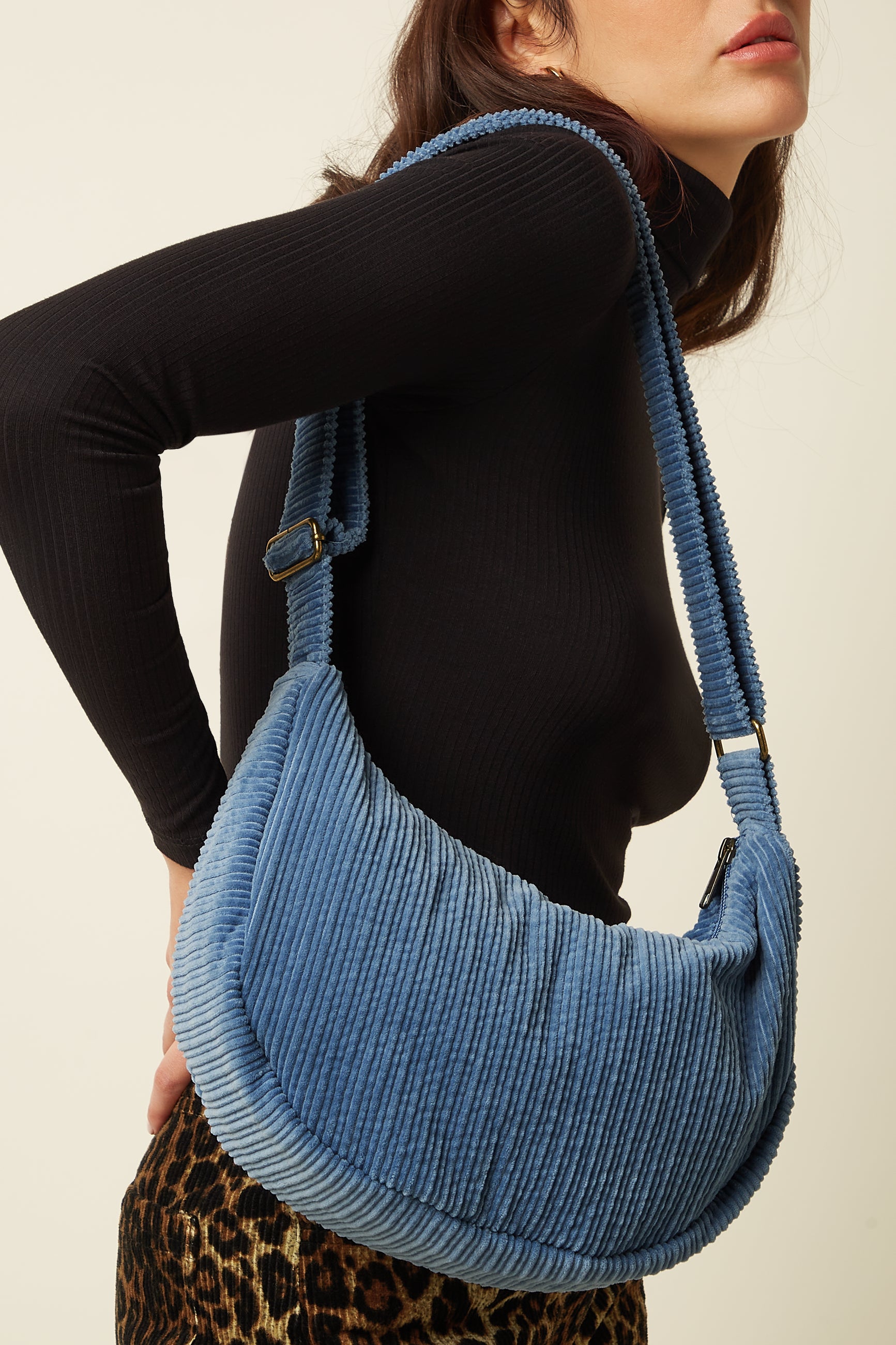 Fanny Large Bag Corduroy - Lavender