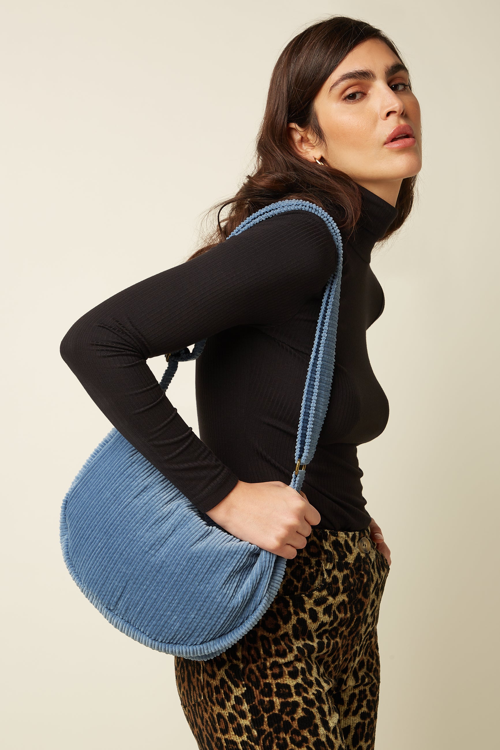 Fanny Large Bag Corduroy - Lavender