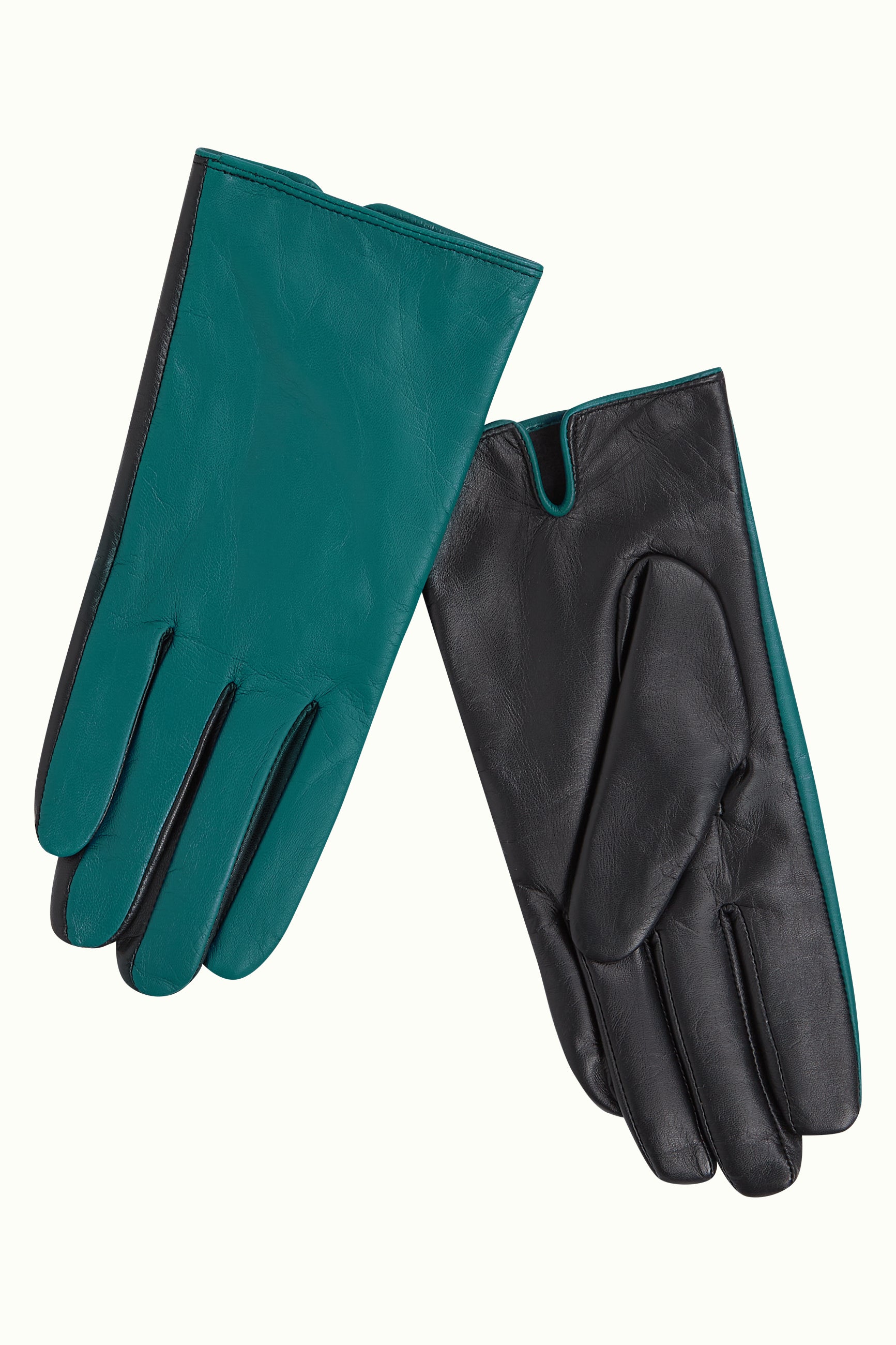Leather Gloves  - Dragonfly Green