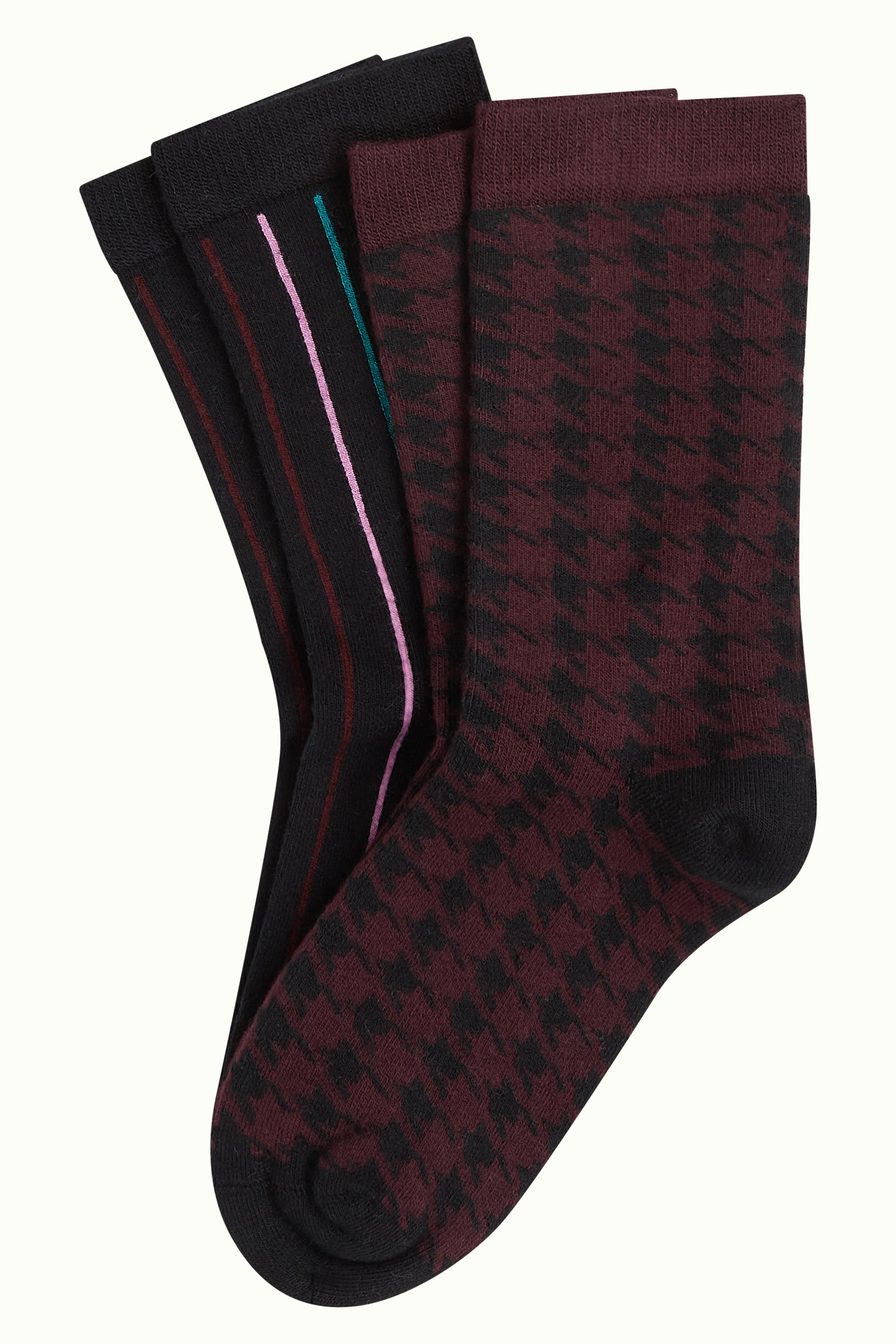 Socks 2-Pack Backstage - Cabernet Red