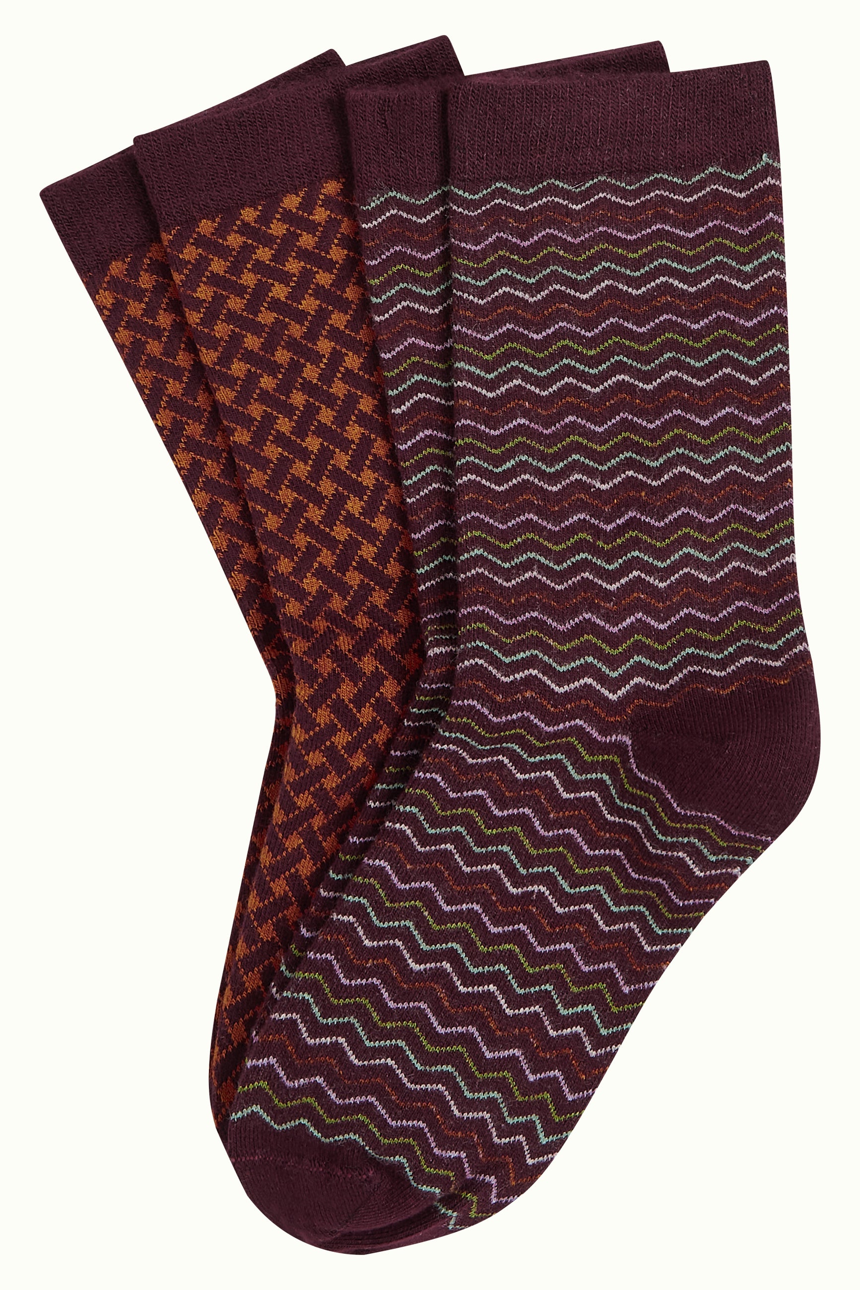 Socks 2-Pack Bondi - Spicy Brown
