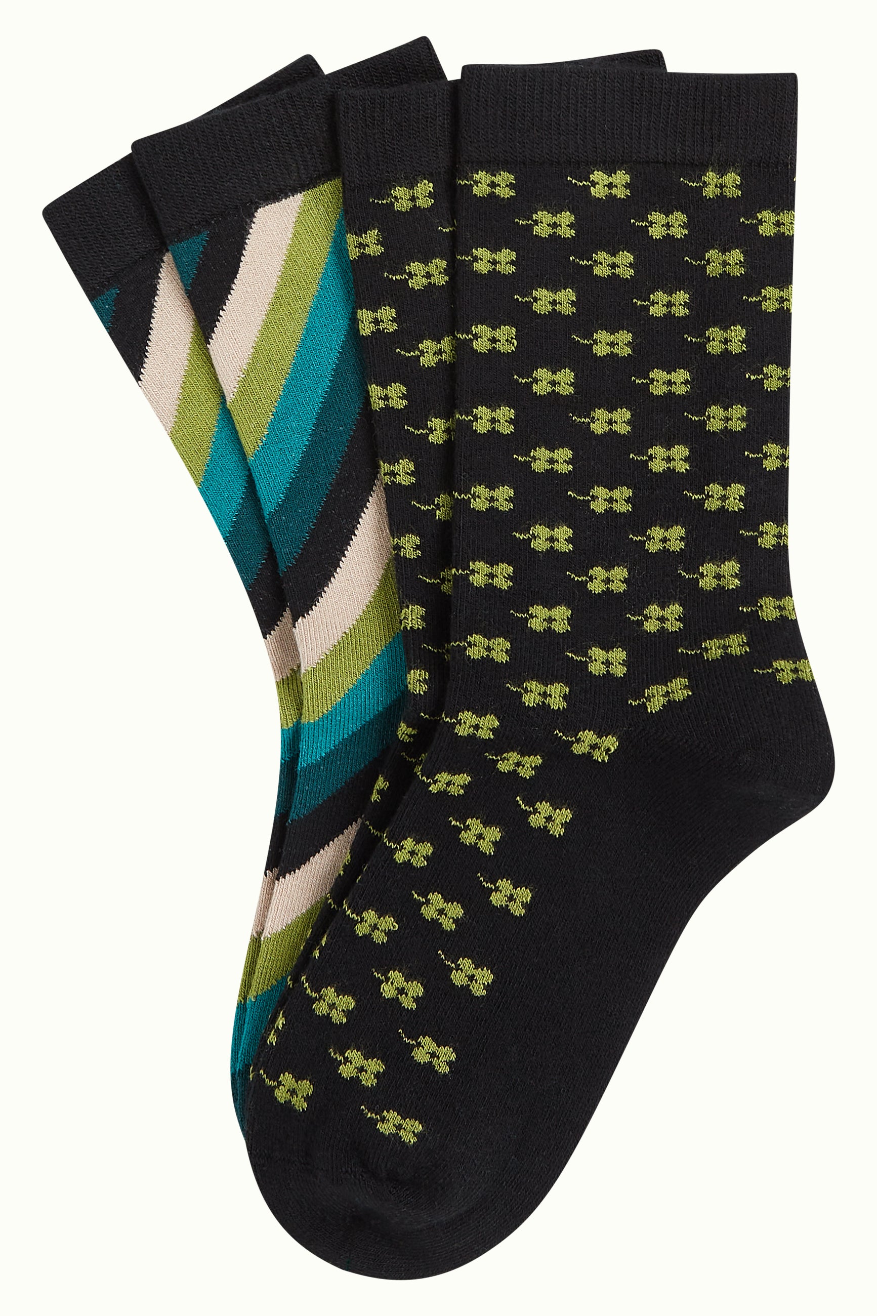 Socks 2-Pack Cliff - Pine Green