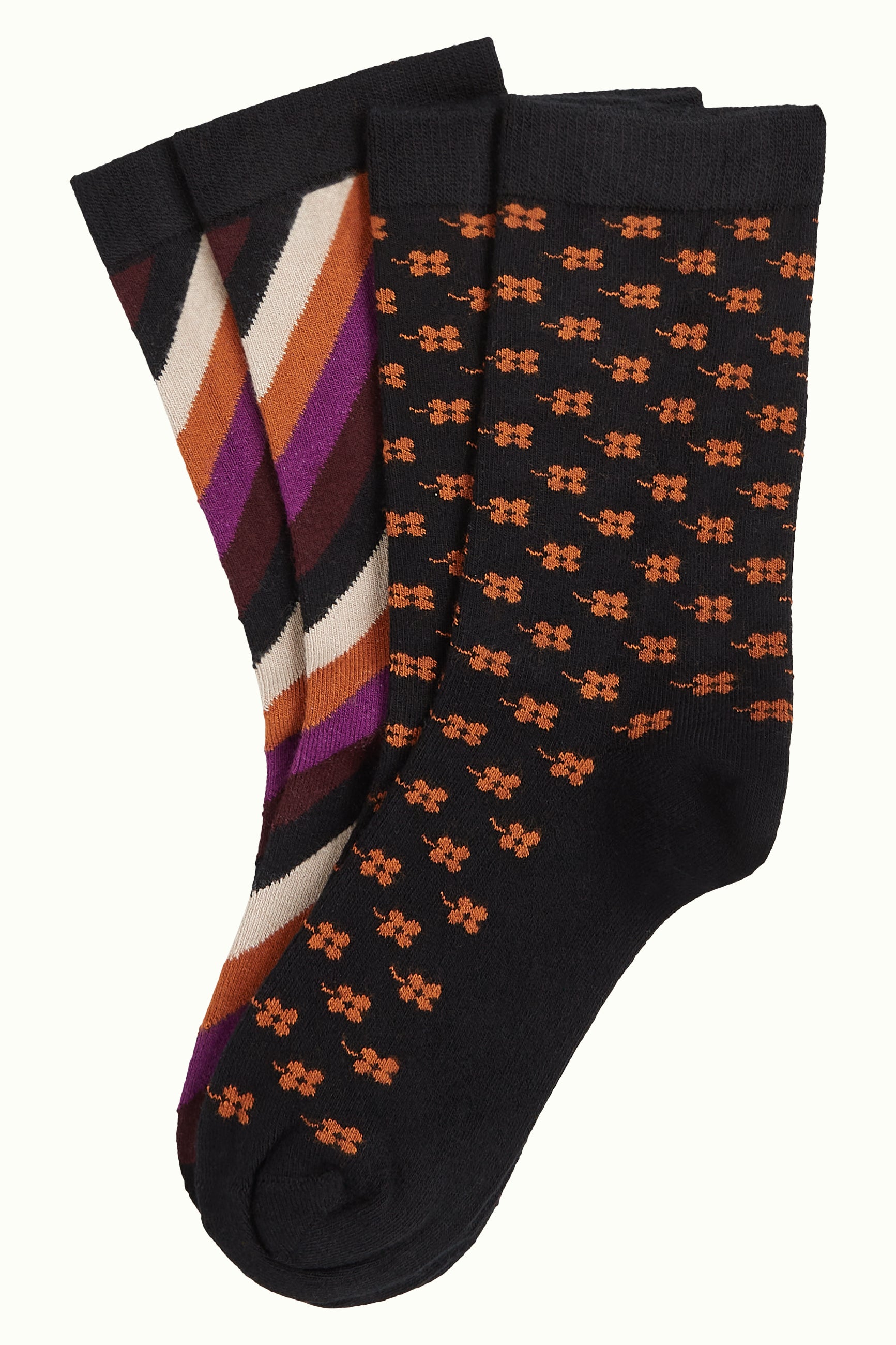 Socks 2-Pack Cliff - Spicy Brown