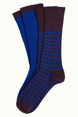 Socks 2-Pack Storme - Fudge Brown