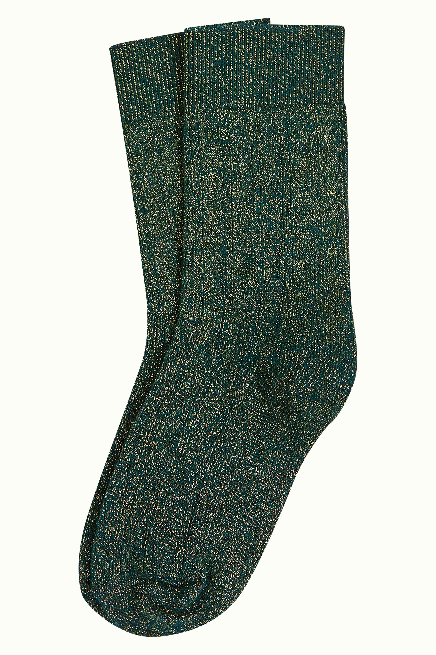 Socks Glitter - Pine Green