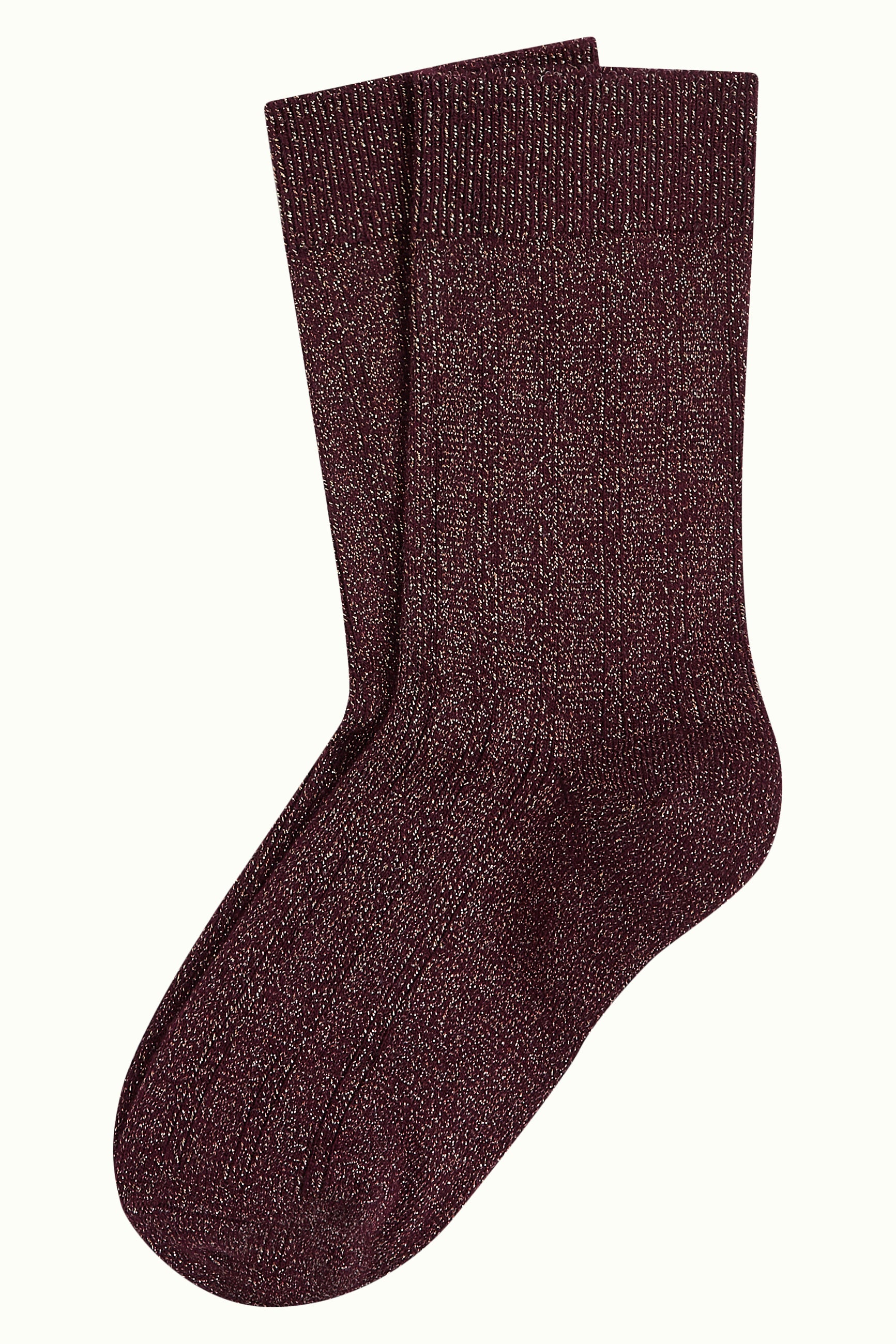 Socks Glitter - Porto Red