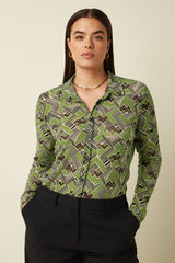 Blouse Leia Mesh - Posey Green