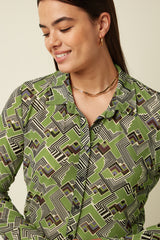Blouse Leia Mesh - Posey Green