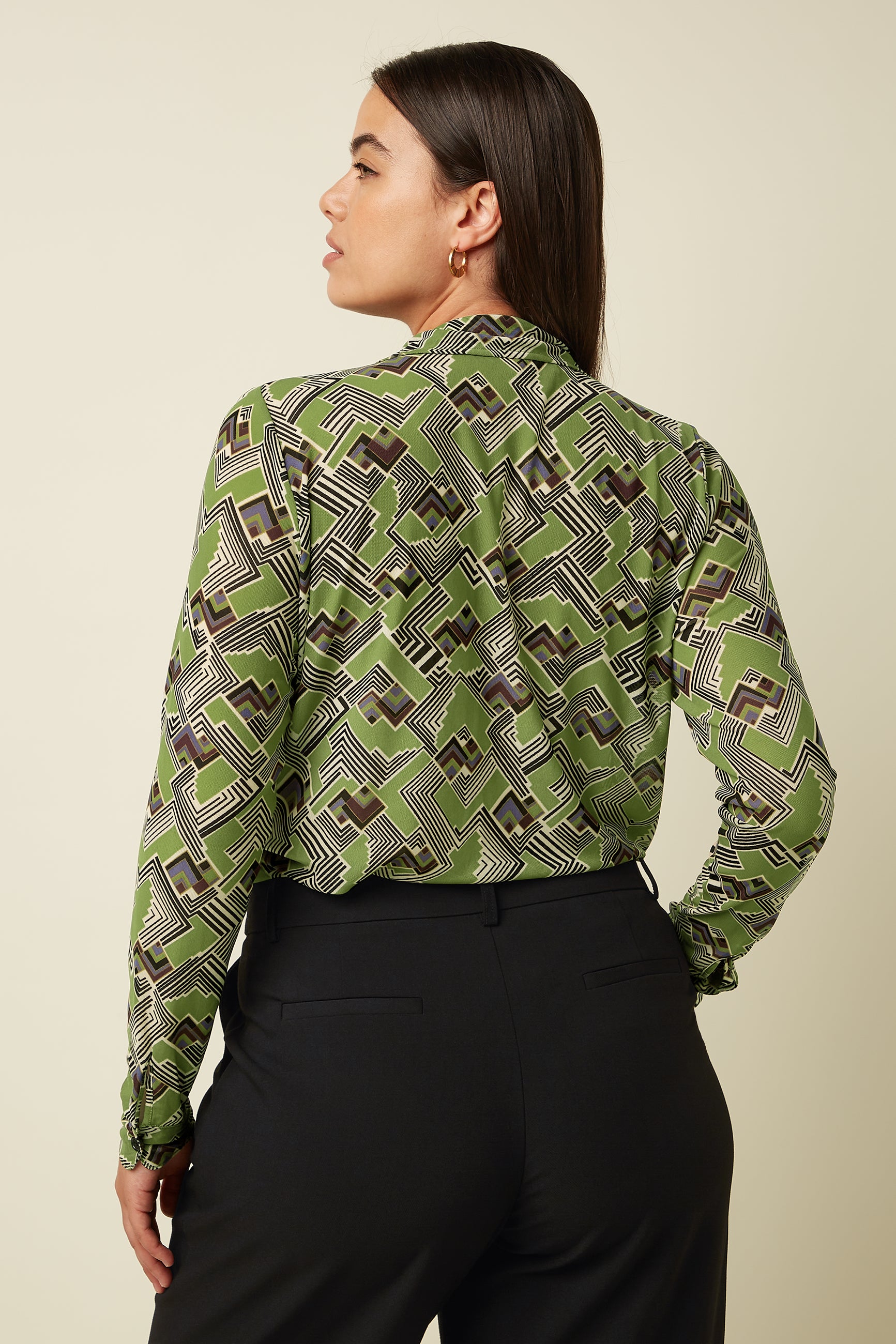 Blouse Leia Mesh - Posey Green