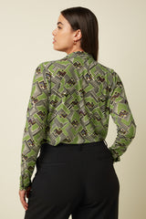 Blouse Leia Mesh - Posey Green