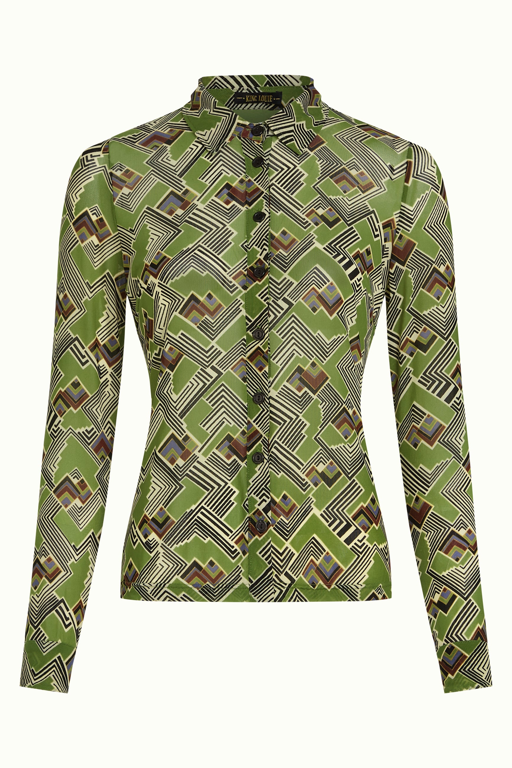 Blouse Leia Mesh - Posey Green