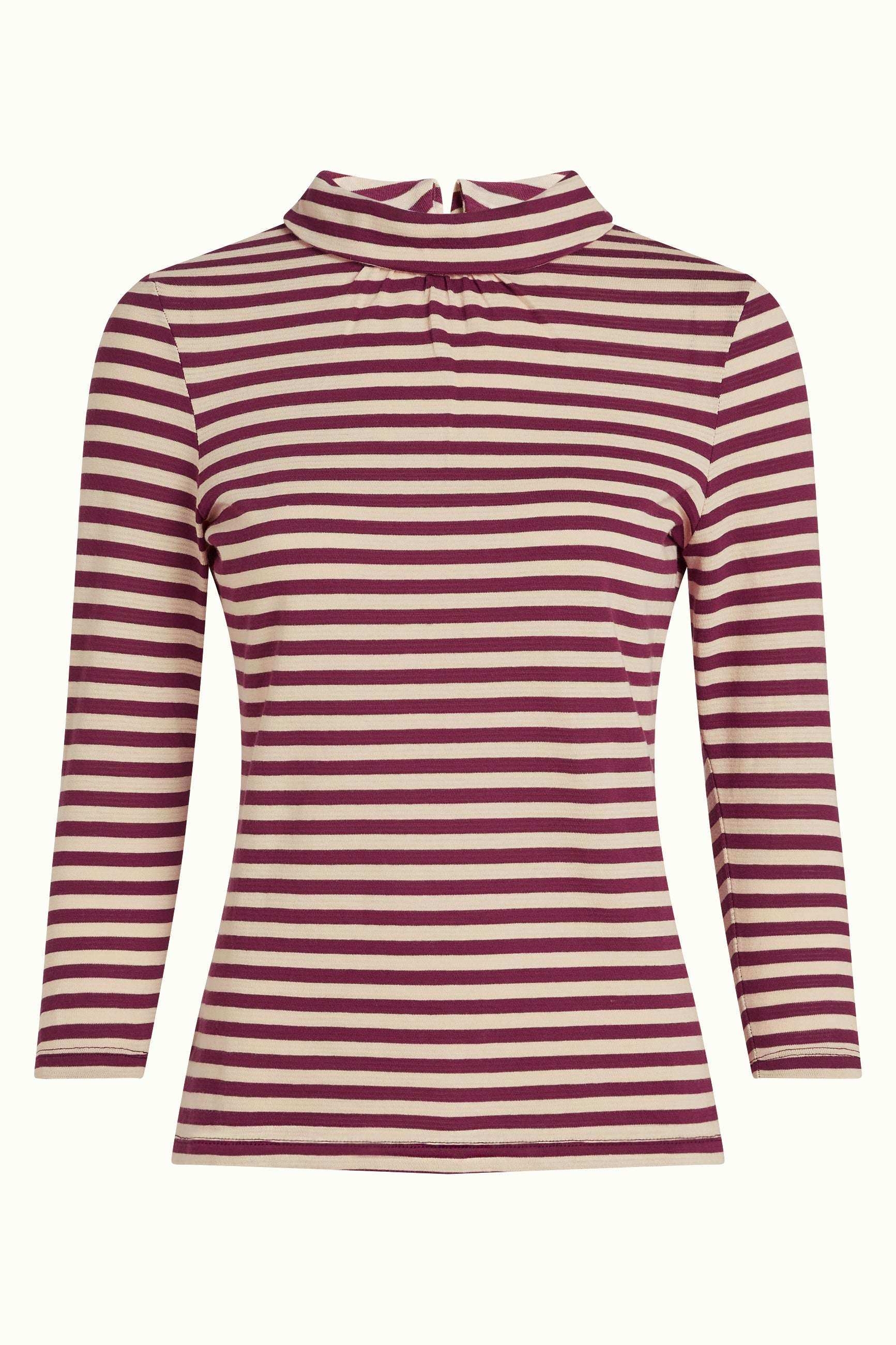 Dita Top Chopito Stripe - Cabernet Red