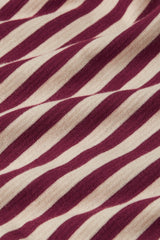 Dita Top Chopito Stripe - Cabernet Red
