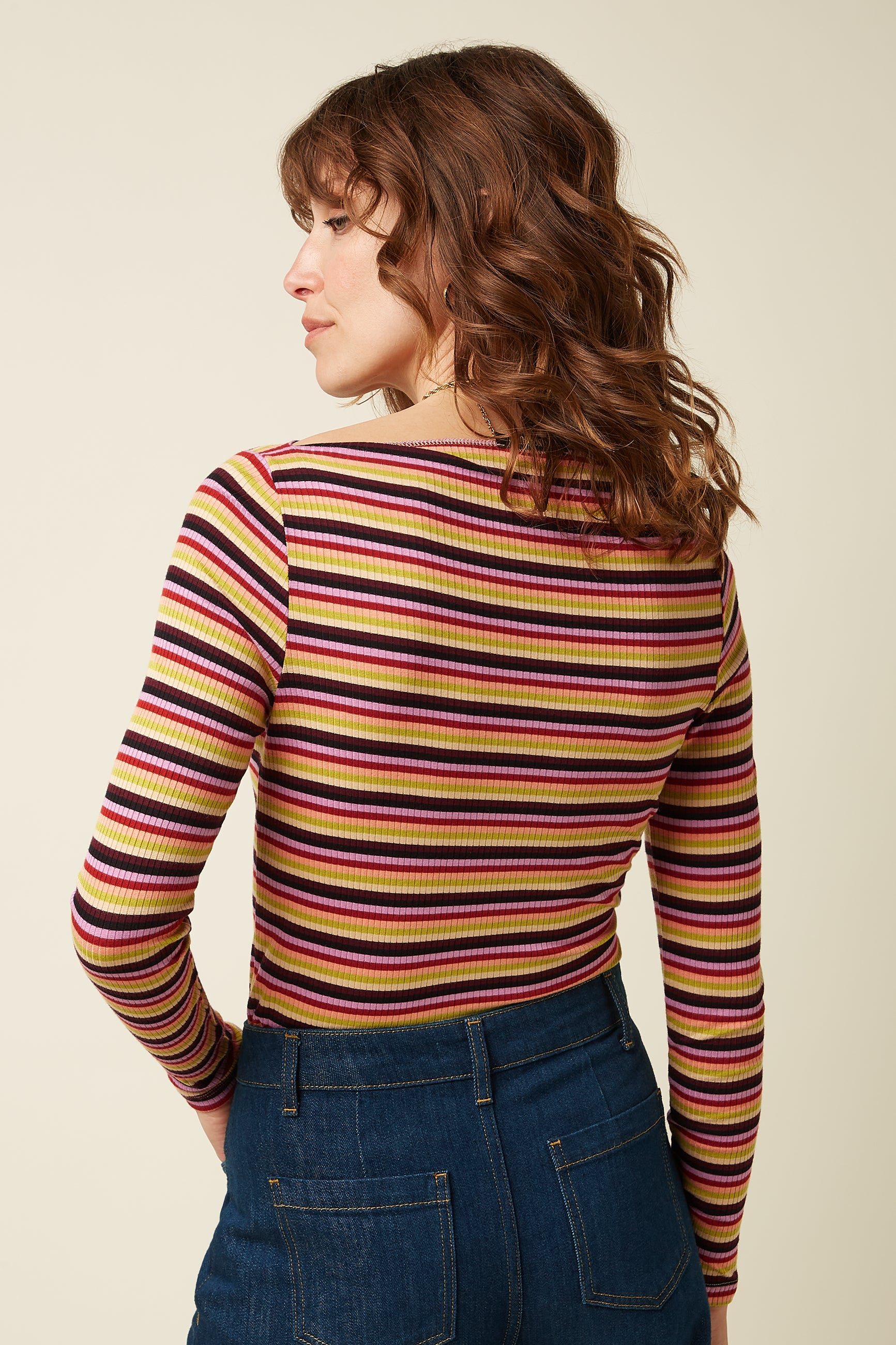 Marina Top Josie Stripe - Multi Color
