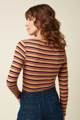 Marina Top Josie Stripe - Multi Color