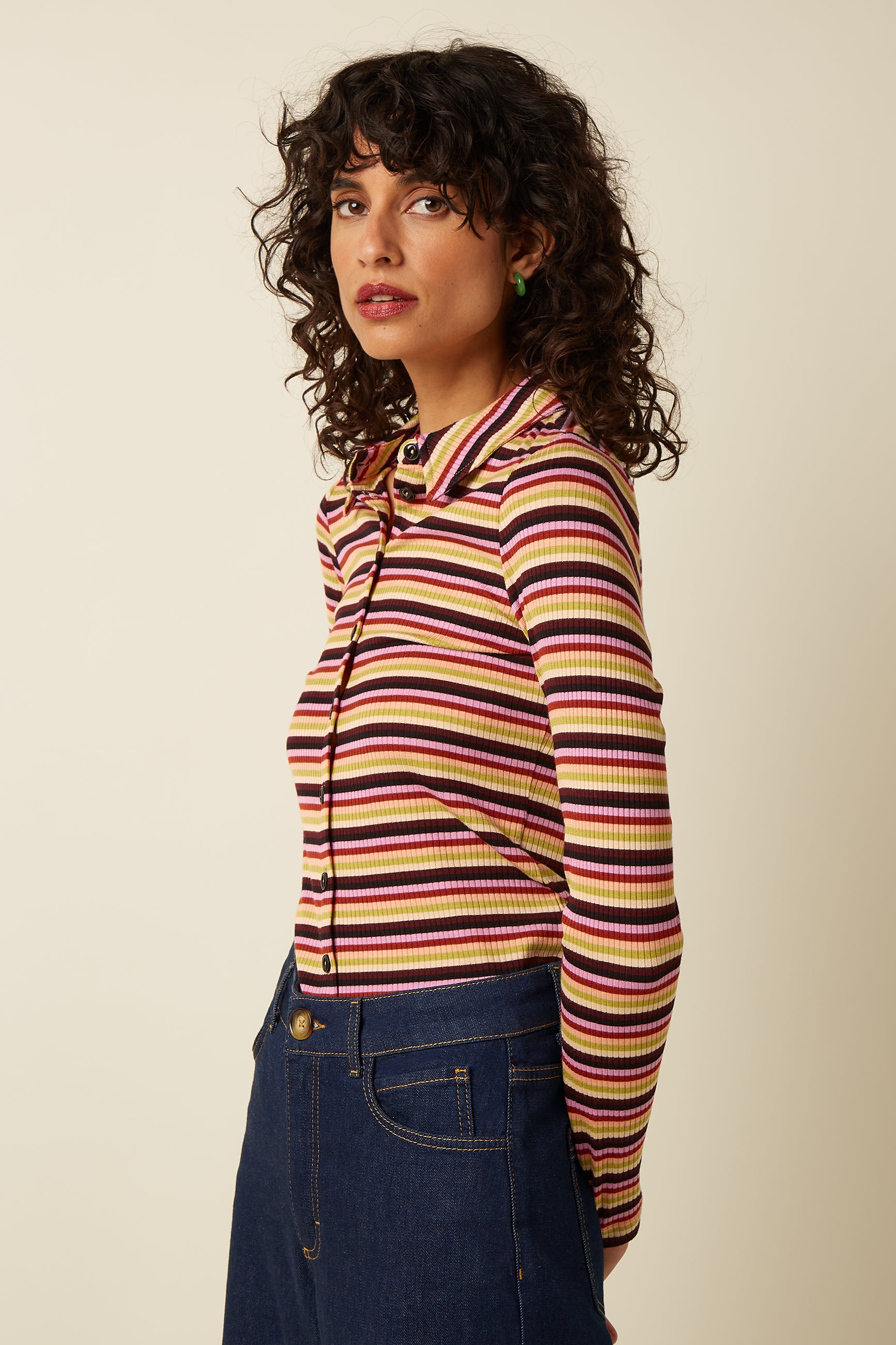 Blouse Josie Stripe - Multi Color
