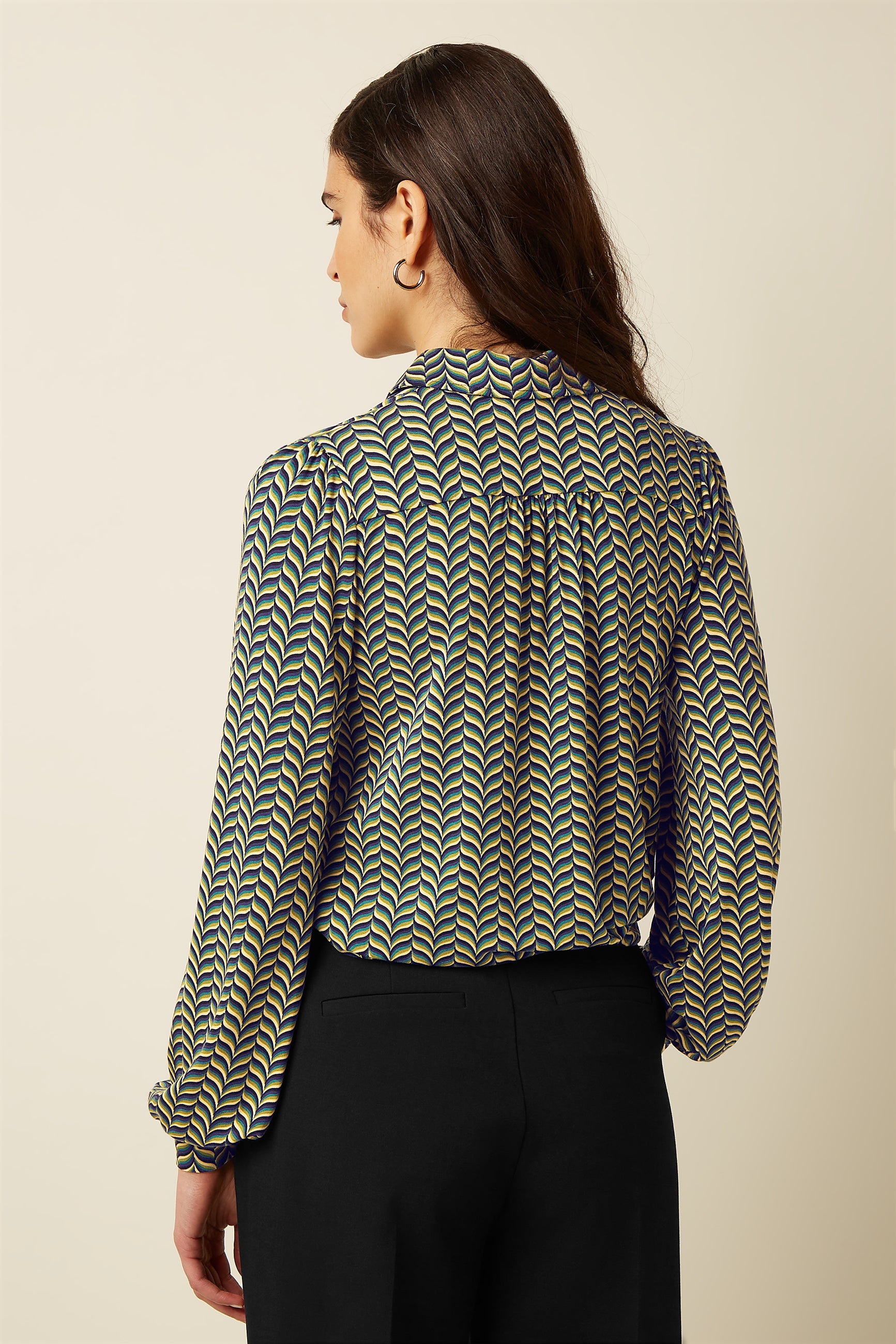 Maisie Blouse Marais  - Evening Blue