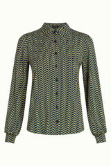 Maisie Blouse Marais  - Evening Blue