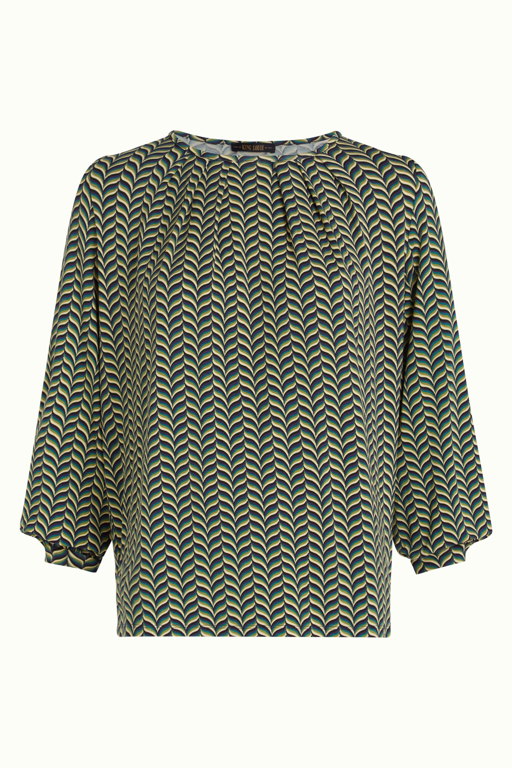 Laura Pleat Top Marais - Evening Blue