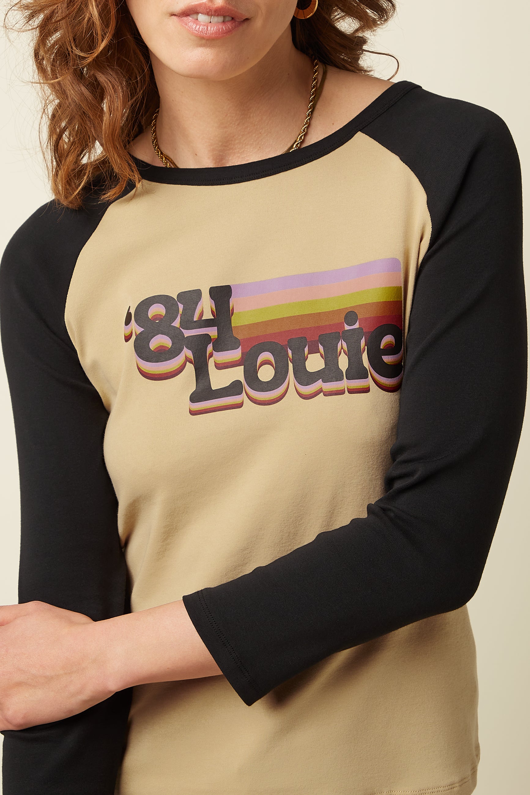 Raglan Tee Logo - Black