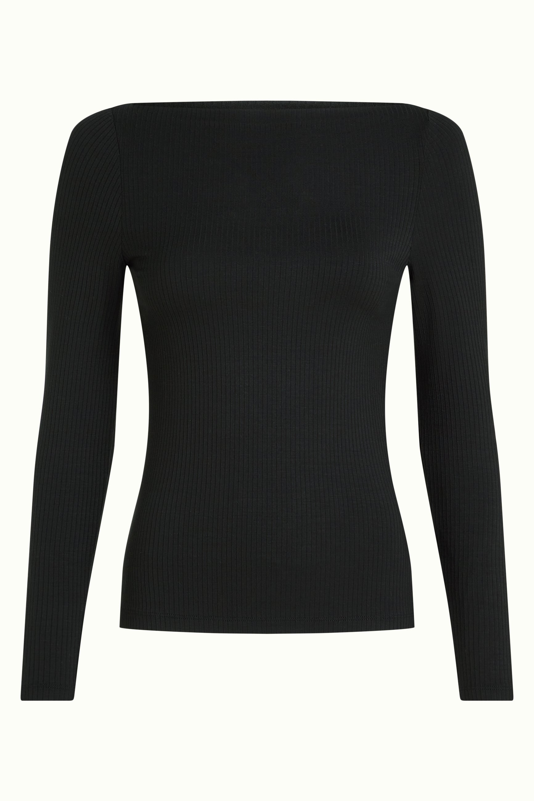 Marina Top Uni Rib - Black