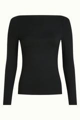 Marina Top Uni Rib - Black