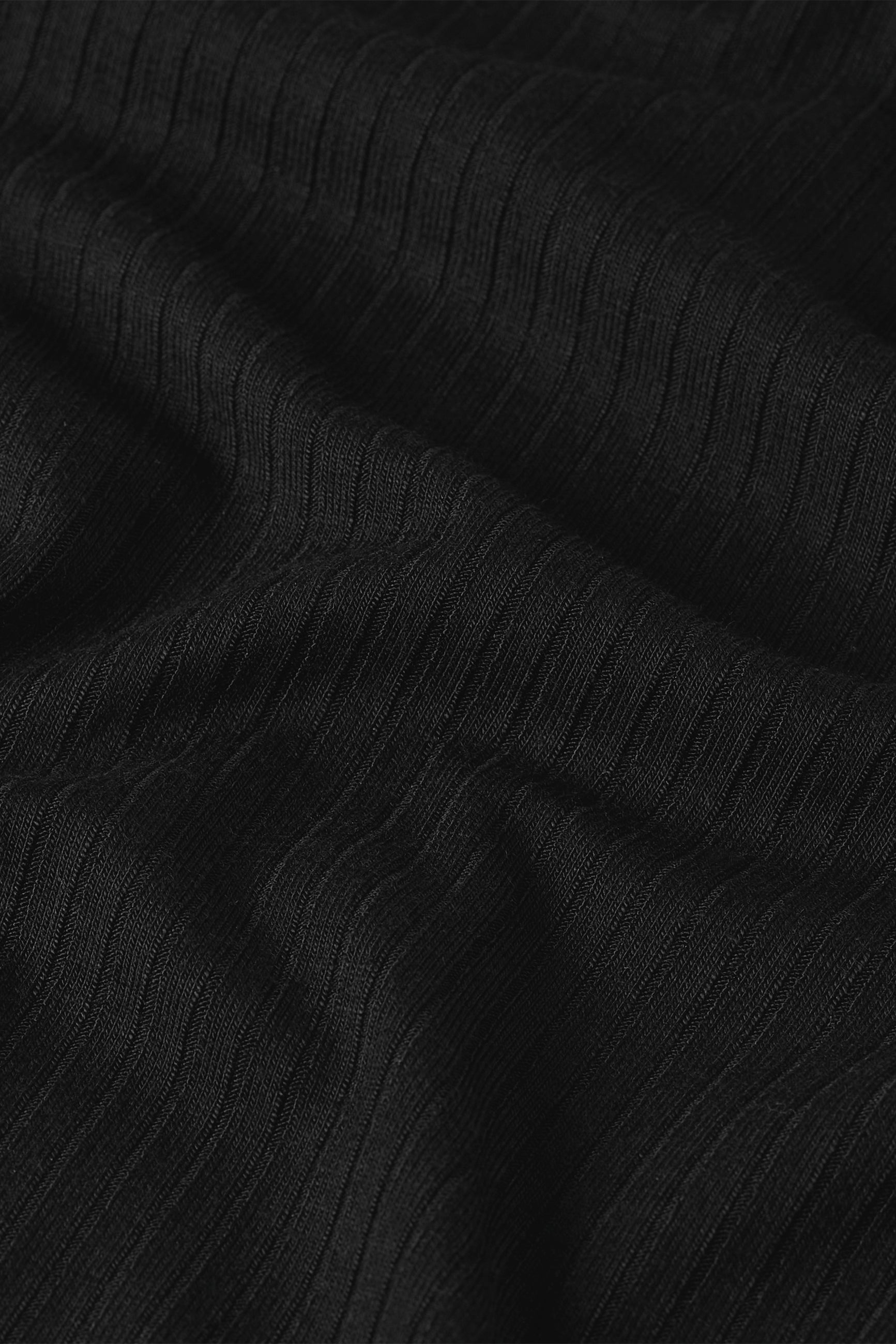 Marina Top Uni Rib - Black
