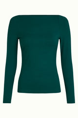Marina Top Uni Rib - Pine Green