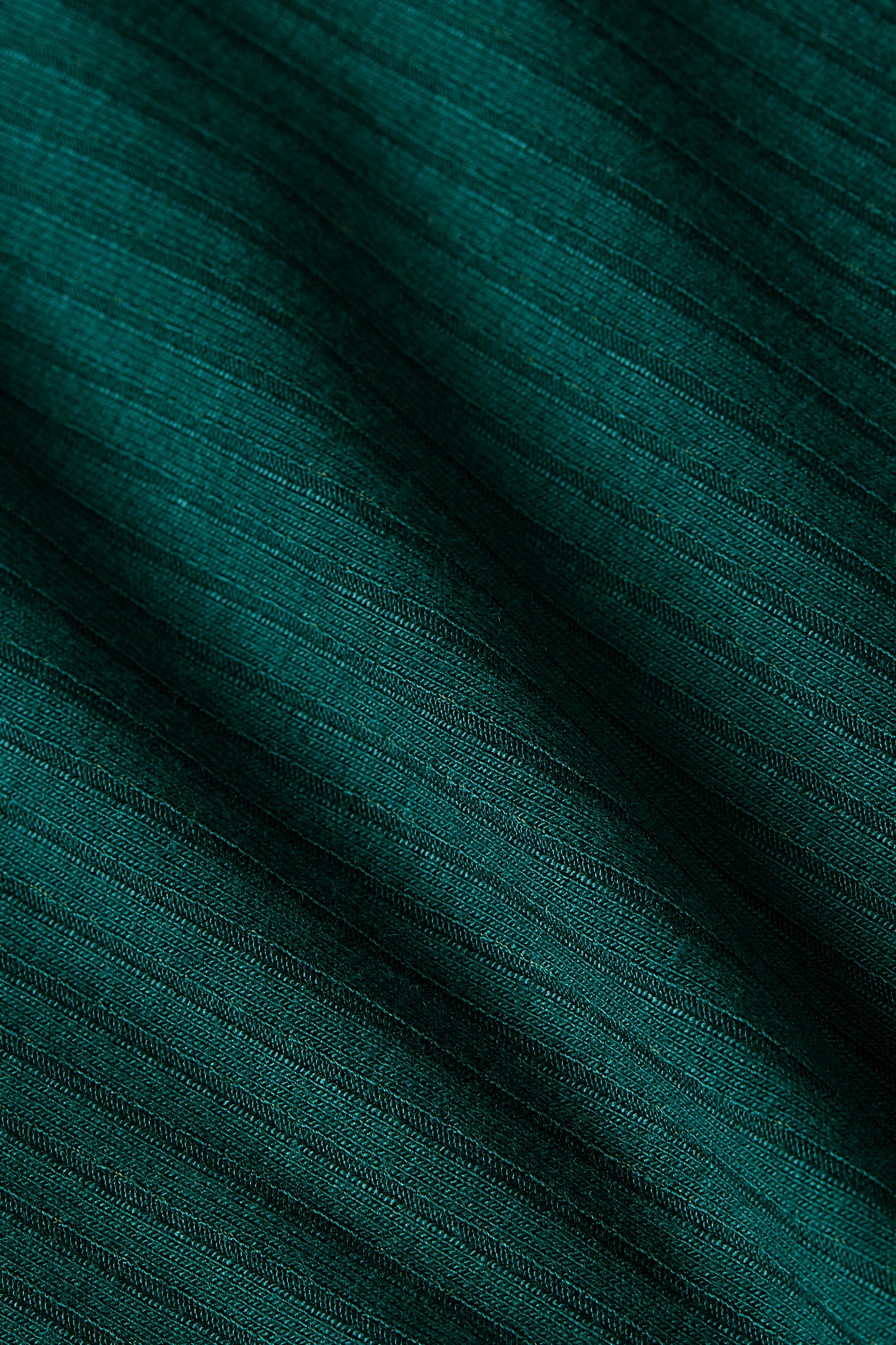 Marina Top Uni Rib - Pine Green