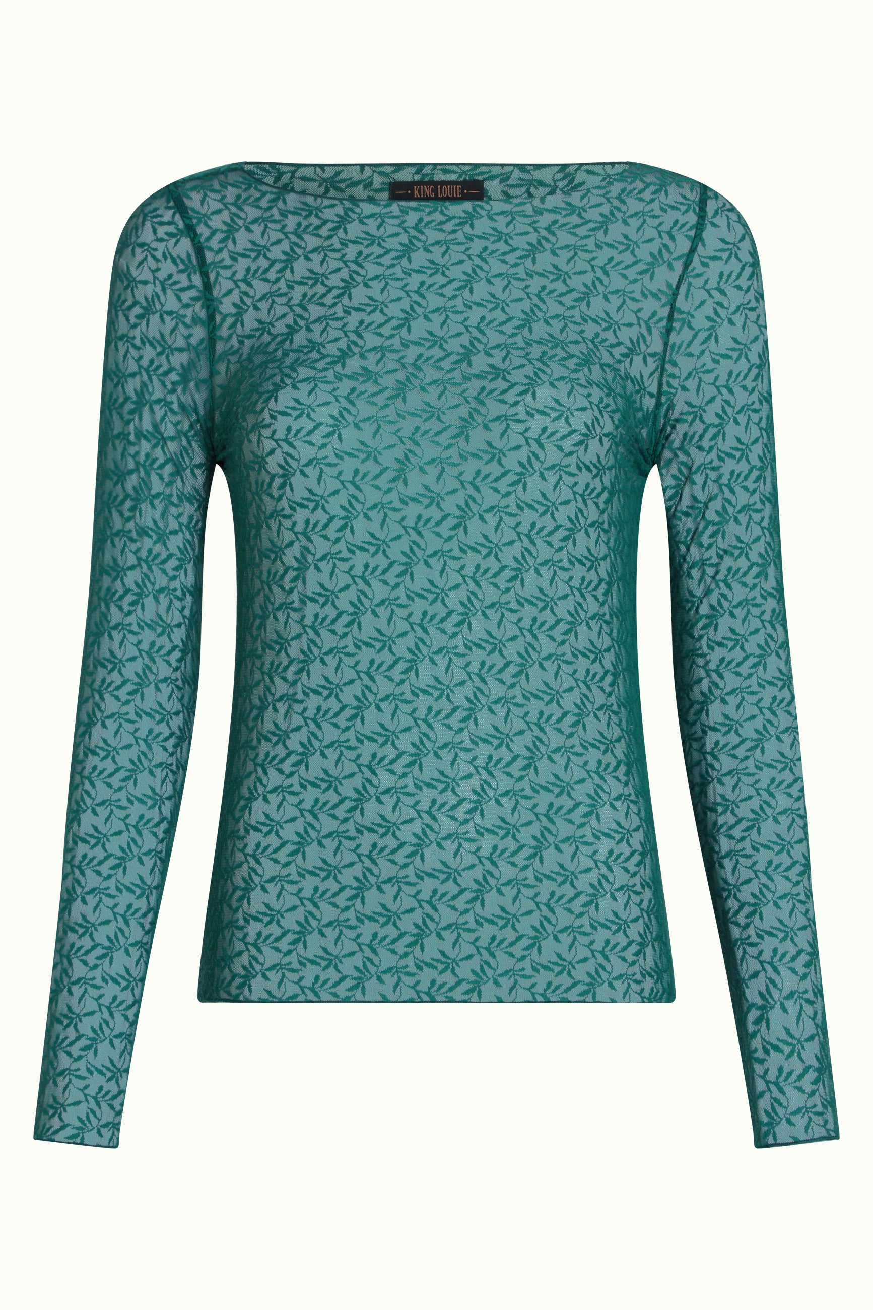 Ria Top Stretch Lace - Dragonfly Green