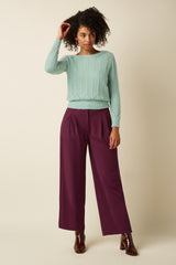 Lia Top Hiver Knit - Mint Green
