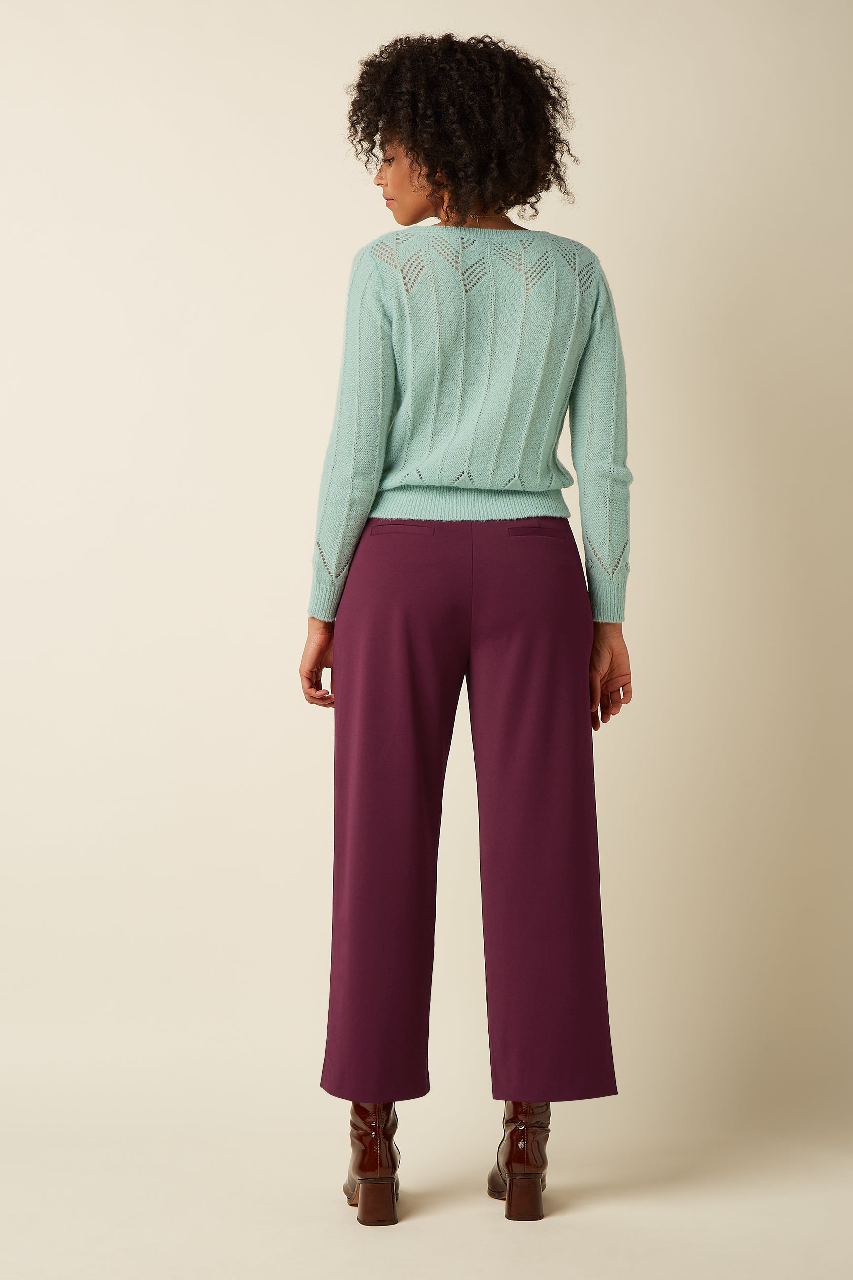 Lia Top Hiver Knit - Mint Green