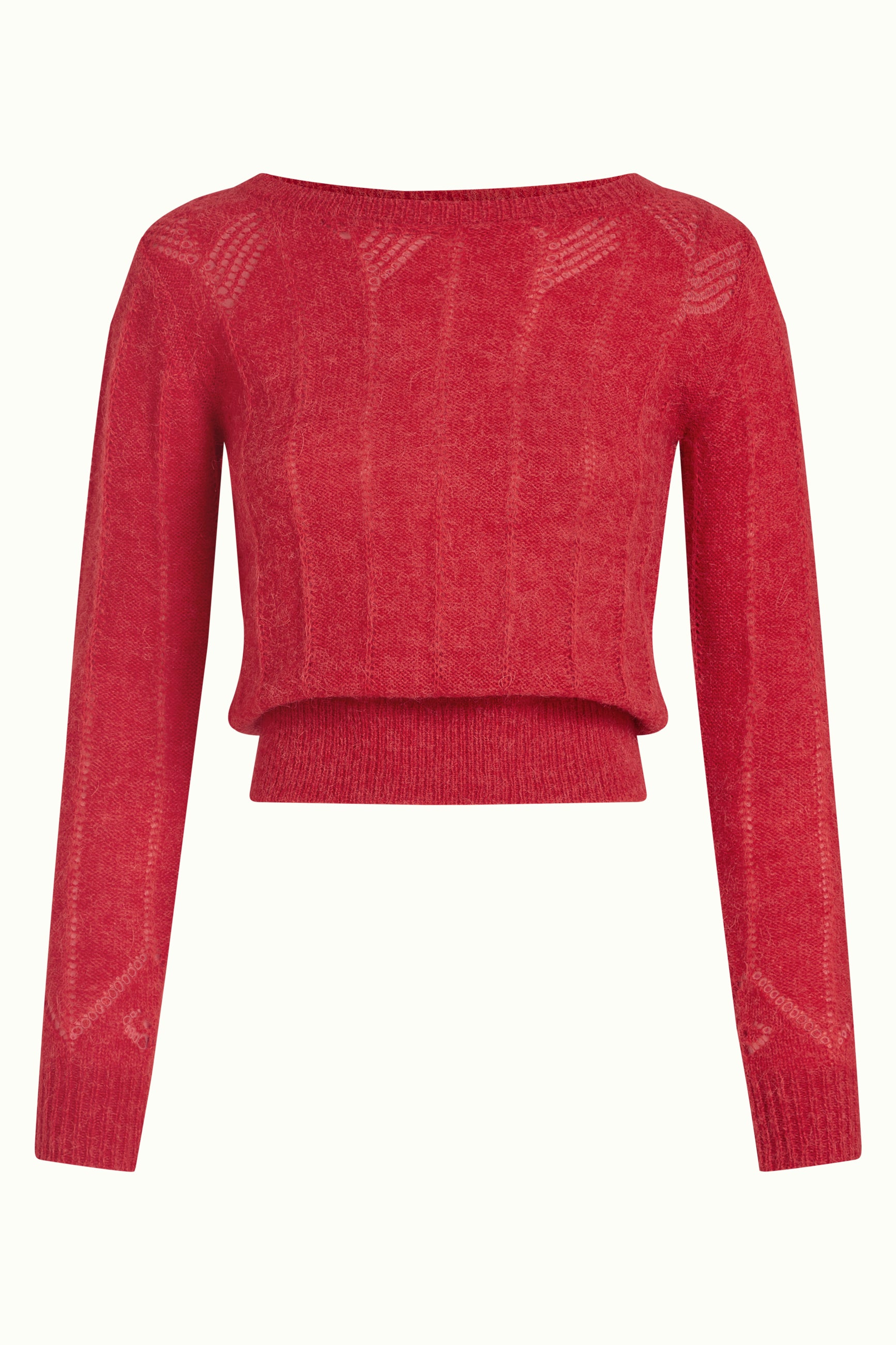 Lia Top Hiver Knit - Fiery Red
