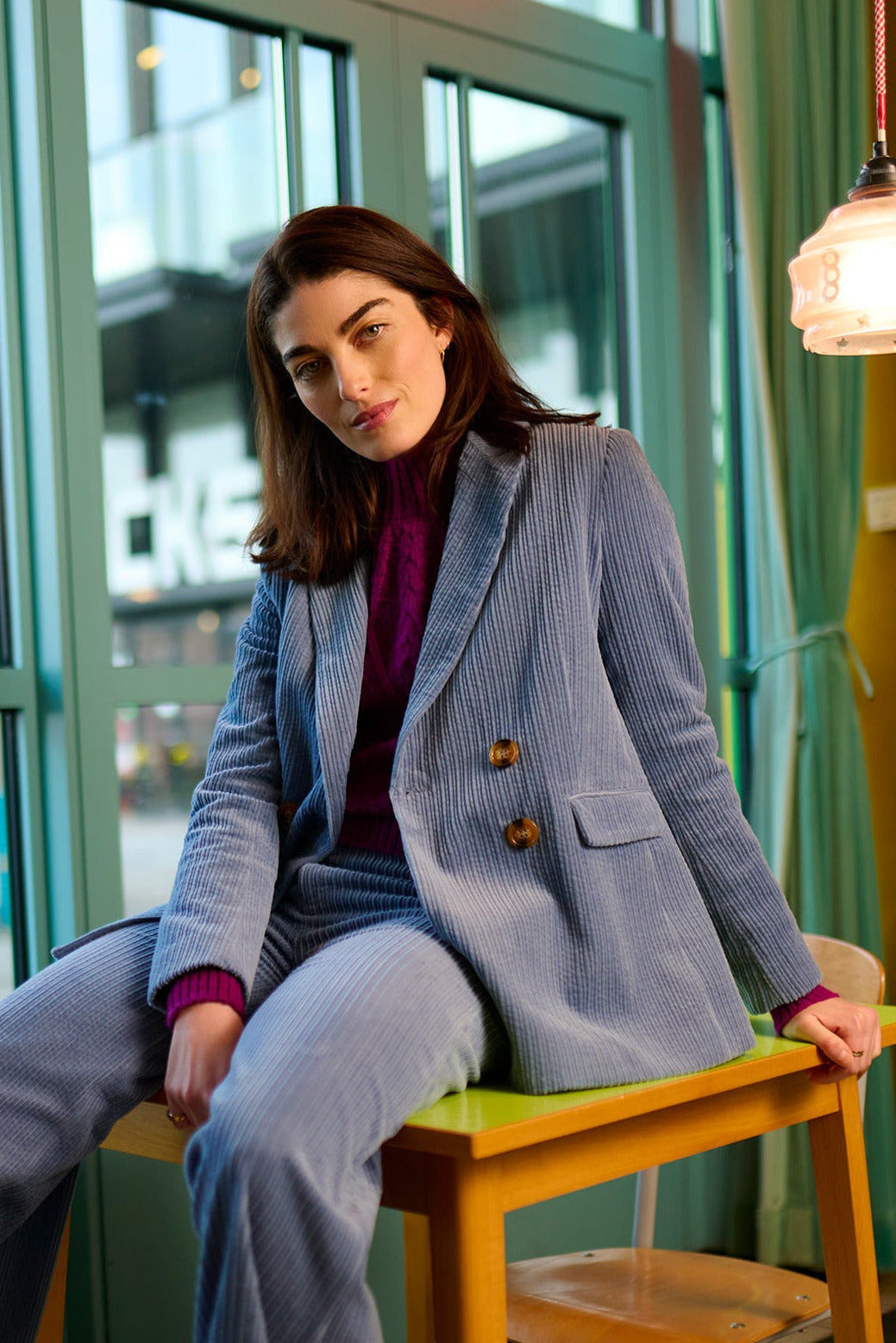 Tina Blazer Birch Cord