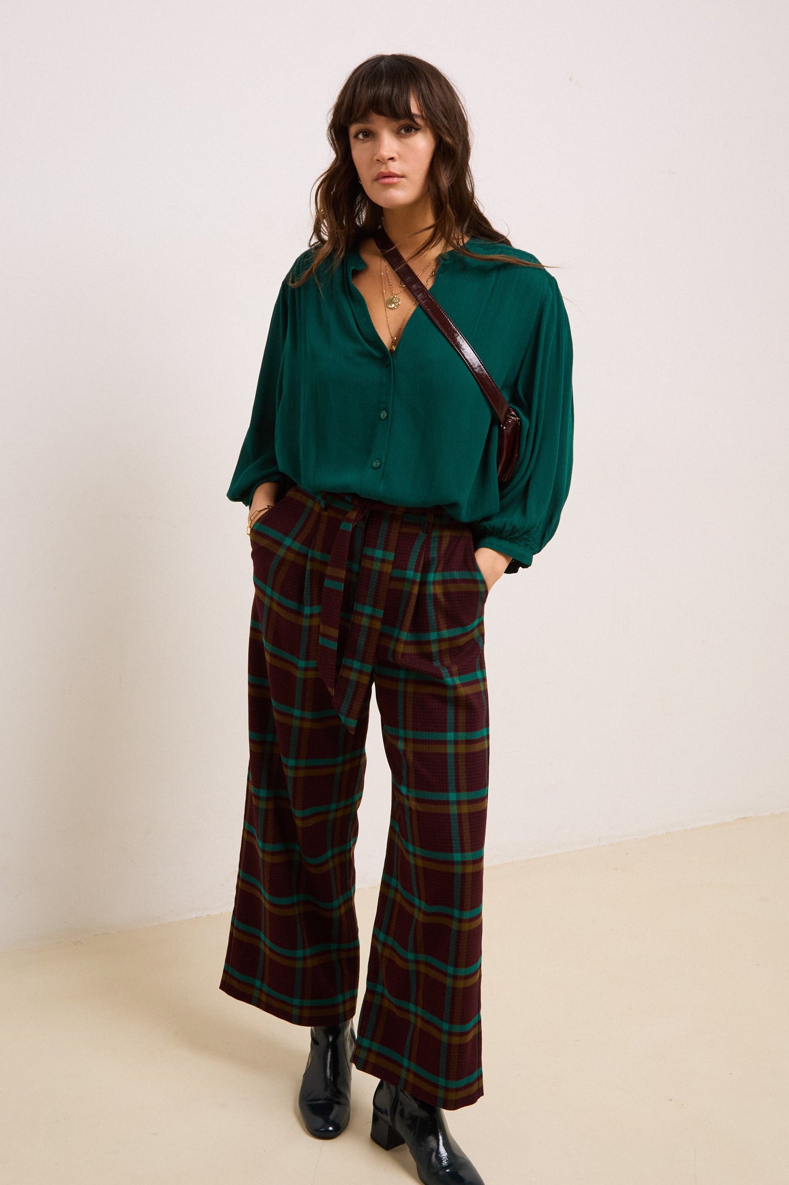 Ava Pants Vera Check