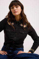 Western Blouse Rosetta Embroidery