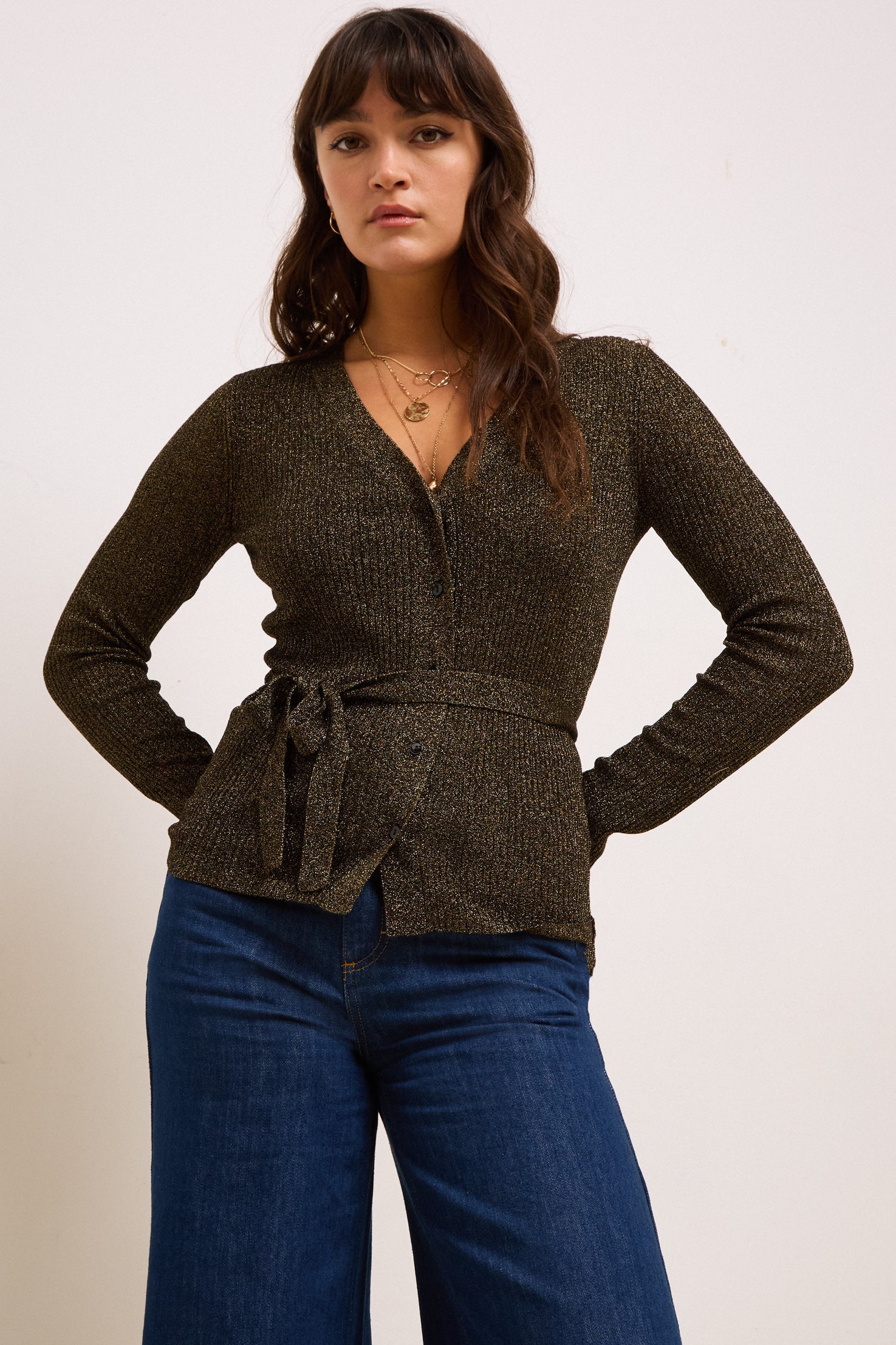 Mila Rib Cardi Fete